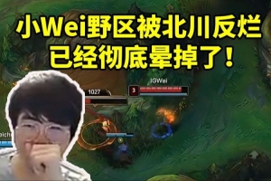 姿态看BLG3比1战胜iG Wei野区被北川彻底反烂：已经晕掉了！
