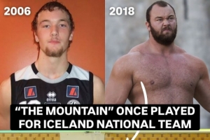 饰演《权游》魔山的冰岛巨人比约恩松 曾代表冰岛打过U18欧锦赛！