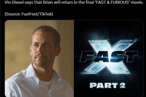 真See You Again了？！外媒曝环球拒拍《速激》最后一部 除非预算大缩水
