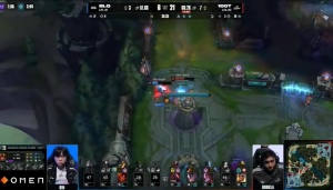 英文流解说看100T大胜BLG：100T把LPL打得屁滚尿流