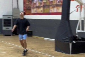 追梦为百分战训练，不得不说这投篮是真准